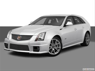 2012 Cadillac CTS 4-door CTS-V  Sport Wagon Front angle medium view photo