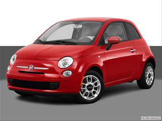2012 FIAT 500 2-door  Pop Hatchback Front angle medium view photo