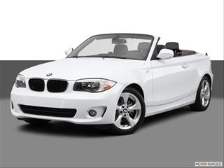 2012 BMW 1 Series 2-door 128i  Convertible Front angle medium view photo