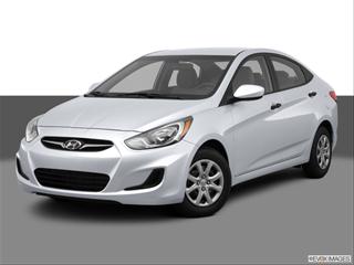 2012 Hyundai Accent 4-door  GLS Sedan Front angle medium view photo