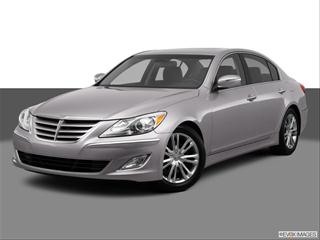 2012 Hyundai Genesis 4-door 3.8  Sedan Front angle medium view photo