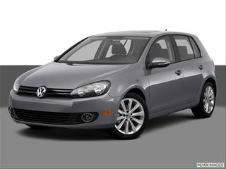 2012 Volkswagen Golf 4-door TDI  Hatchback Front angle medium view photo