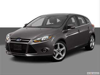 2012 Ford Focus 4-door Titanium  Hatchback Front angle medium view photo