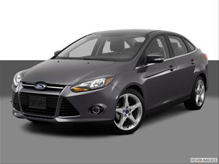 2012 Ford Focus 4-door Titanium  Sedan Front angle medium view photo