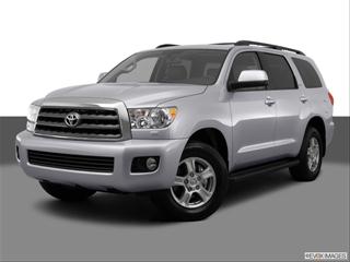 2012 Toyota Sequoia 4-door Platinum  Sport Utility Front angle medium view photo