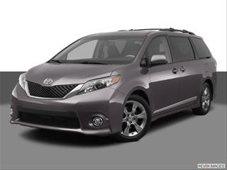 2012 Toyota Sienna 4-door XLE  Van Front angle medium view photo