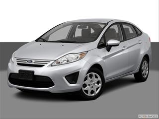 2012 Ford Fiesta 4-door S  Sedan Front angle medium view photo