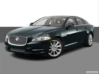 2012 Jaguar XJ Series 4-door XJL Portfolio Sedan Front angle medium view photo