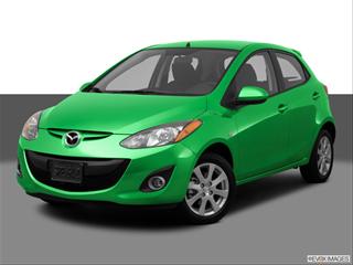 2012 Mazda MAZDA2 4-door  Touring Hatchback Front angle medium view photo