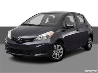 2012 Toyota Yaris 4-door L  Hatchback Front angle medium view photo