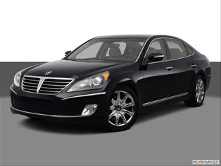2012 Hyundai Equus 4-door  Signature Sedan Front angle medium view photo