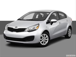 2012 Kia Rio 4-door LX  Sedan Front angle medium view photo