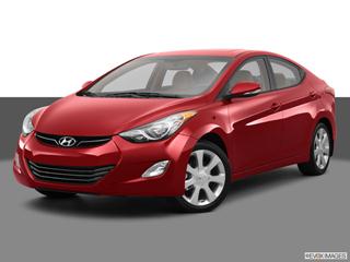 2013 Hyundai Elantra 4-door Limited  Sedan Front angle medium view photo
