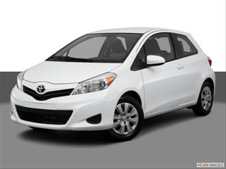 2013 Toyota Yaris 2-door L  Hatchback Coupe Front angle medium view photo