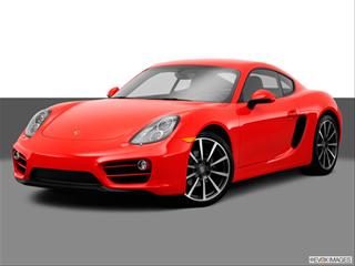 2014 Porsche Cayman 2-door   Coupe Front angle medium view photo