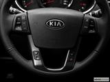  Steering wheel controls close-up. Leveled and from the left photo