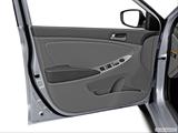  Inside of driver's side open door, window open photo