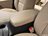  Front center console with closed lid, from driver's side looking down photo