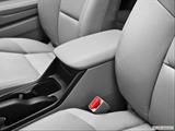  Front center console with closed lid, from driver's side looking down photo