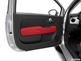  Inside of driver's side open door, window open photo