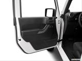  Inside of driver's side open door, window open photo