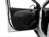  Inside of driver's side open door, window open photo