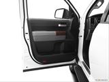  Inside of driver's side open door, window open photo