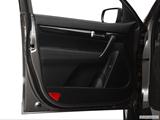  Inside of driver's side open door, window open photo