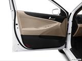  Inside of driver's side open door, window open photo