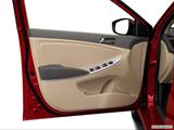  Inside of driver's side open door, window open photo