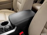  Front center console with closed lid, from driver's side looking down photo