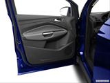  Inside of driver's side open door, window open photo