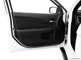  Inside of driver's side open door, window open photo