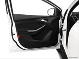  Inside of driver's side open door, window open photo