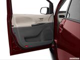  Inside of driver's side open door, window open photo