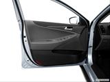  Inside of driver's side open door, window open photo
