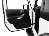  Inside of driver's side open door, window open photo