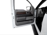  Inside of driver's side open door, window open photo