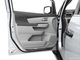  Inside of driver's side open door, window open photo