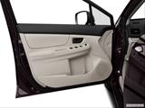  Inside of driver's side open door, window open photo