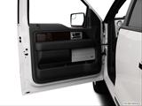  Inside of driver's side open door, window open photo