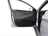 Inside of driver's side open door, window open photo