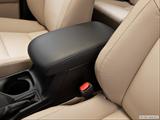  Front center console with closed lid, from driver's side looking down photo