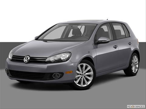 2012 Volkswagen Golf 4-door TDI  Hatchback Sedan Front angle medium view photo