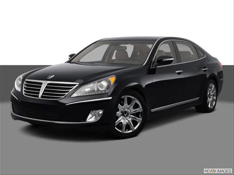 2012 Hyundai Equus 4-door  Signature Sedan Front angle medium view photo