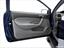 Inside of driver's side open door, window open