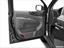 Inside of driver's side open door, window open