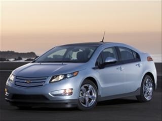 Blue Chevy Volt