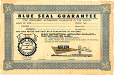 Blue Seal Guarantee