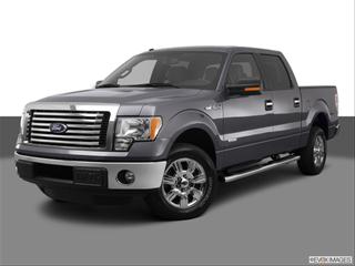 2012 Ford F150 SuperCrew Cab Front angle medium view